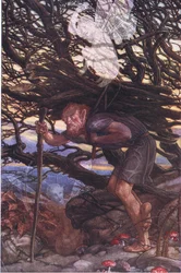 En toch moet ik vloeken, illustratie uit De Storm, 1908