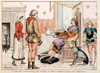 Illustratie uit het boek Jeanne d