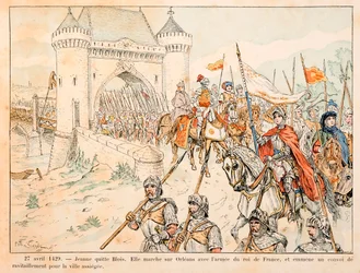 Illustratie uit het boek Jeanne d