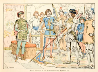 Illustratie uit het boek Jeanne d