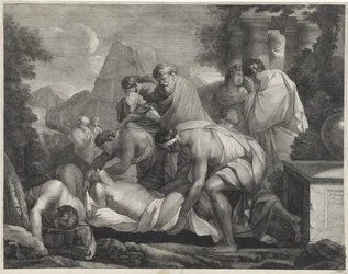 Tobit begraaft de doden