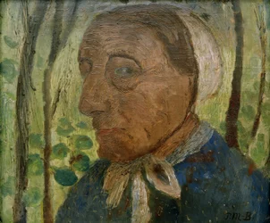Oude boerin