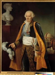 Portret van Pierre Simon, Marquis de Laplace, astronoom