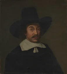 Portret van een man, mogelijk Jan de Hooghe (1608-1682)