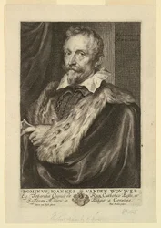 Portret van Jan van der Wouwer, uit de Icones Principum Virorum