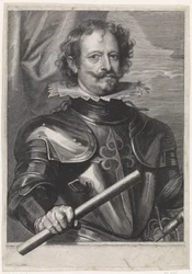 Portret van Diego Felipez de Guzmán, markies van Leganés