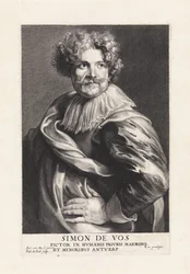 Portret van de schilder Simon de Vos