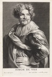 Portret van de schilder Simon de Vos