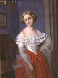 Portret van Olga Ivanovna Demonkala (1840-c.1927) 1851