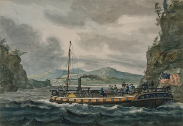 Stoombootreis op de Hudson River