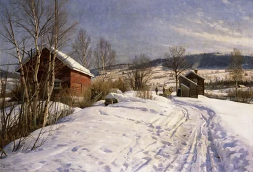 Een Winterlandschap, Lillehammer