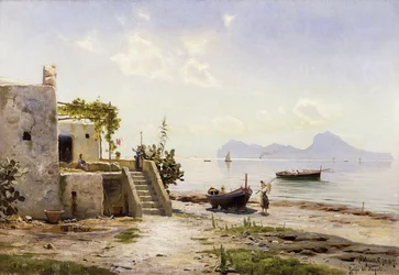 Vanuit Sorrento, Richting Capri