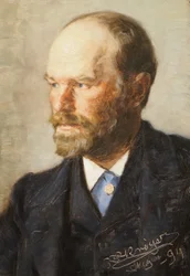Portret van de schilder Michael Ancher