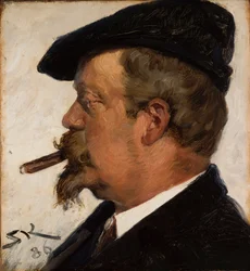 Portret van Vilhelm Rosenstand