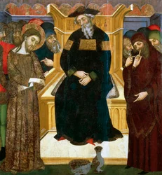Christus voor Pilatus, door Pedro Serra