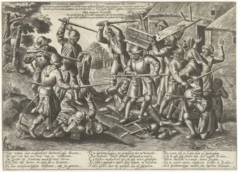 Strijd tussen boeren en soldaten