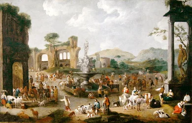 Een markt in Italië