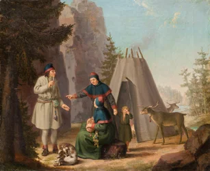 De kostuums van de Lappen