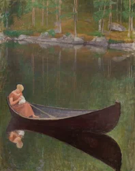 Vrouw in een Boot, 1924