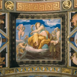 Personificatie van astrologie, Fresco als onderdeel van een serie van 7 vrije kunsten