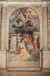Johannes de Doper die mensen doopt, Poggi Kapel
