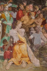 Johannes de Doper die mensen doopt, Poggi-kapel