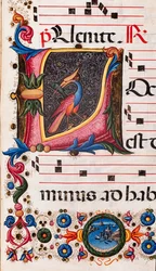Piccolomini Bibliotheek: koorboek, cod. 5.E, ff. 63r met 