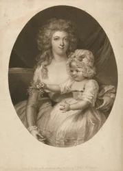 Mevrouw Morgan en kind