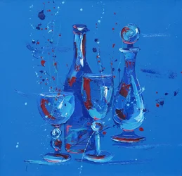 Stilleven in Blauw, 2005