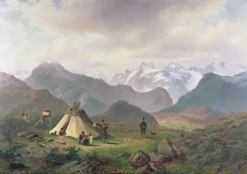 Motief uit Kvikkjokk, 1862