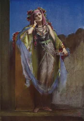 Een Egyptische danseres