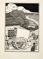 Een dragershond, uit Honderd anekdotes van dieren, pub. 1924
