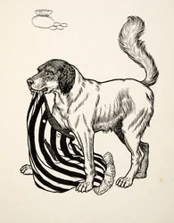 Een goede vinder, uit Honderd anekdotes van dieren, pub. 1924