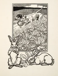 Een Sluw Koppel, uit Honderd Anekdotes van Dieren, uitgegeven 1924