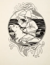 Een Tamme Kolonie, uit Honderd Anekdotes van Dieren, uitgegeven 1924