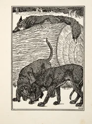 Sluw als een Vos, uit Honderd Anekdotes van Dieren, uitgegeven 1924
