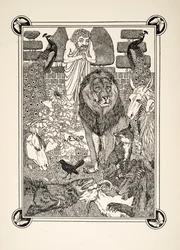 Frontispice, uit A Hundred Fables of Aesop, uitgegeven 1903