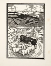 Naar de markt gaan, uit Honderd anekdotes van dieren, pub. 1924