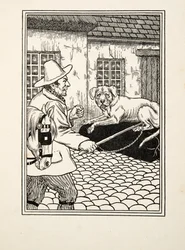 Onverzettelijke trouw, uit Honderd anekdotes van dieren, pub. 1924