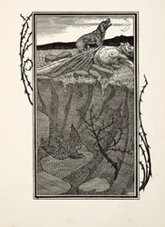 Sabinus en zijn Hond, uit Honderd Anekdotes van Dieren, uitgegeven 1924