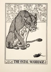 Het fatale huwelijk, uit Honderd fabels van Aesopus, uitgegeven 1903