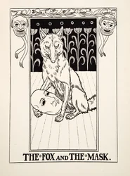 De vos en het masker, uit Honderd fabels van Aesopus