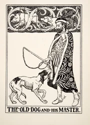 De oude hond en zijn meester, uit Honderd fabels van Aesopus