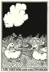 Fabels van La Fontaine: De schildpad en de twee eenden