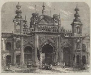 Poort van de Kaiserbagh in Lucknow