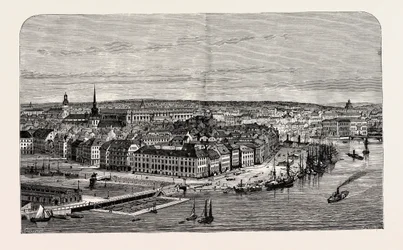 Stockholm, Zweden (gravure)