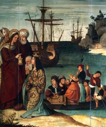 Prediking van Santa Magdalena in Marseille, 1526
