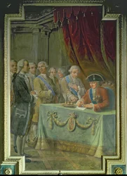 Koning Karel III (1716-88) ondertekent het decreet dat handel met Azië en de Filipijnen toestaat