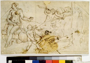 "Venus, putti en een wild zwijn" (Venus, putti en een wild zwijn)
