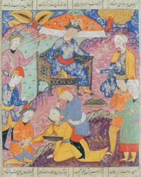 Onthoofding van Syjawiusz, illustratie uit de 